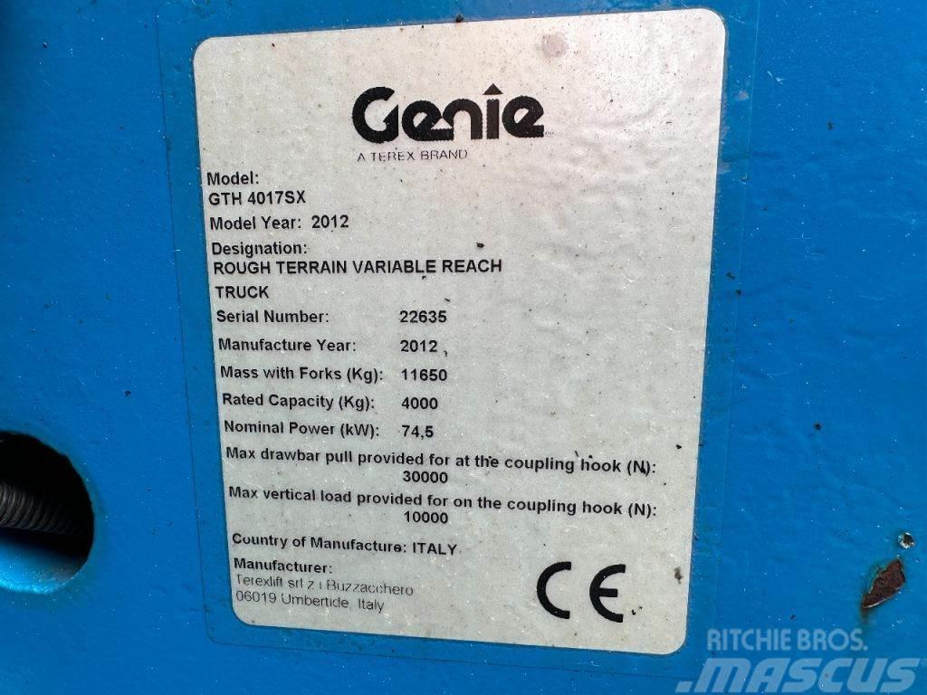 Genie GTH4017SX CE Verreikers