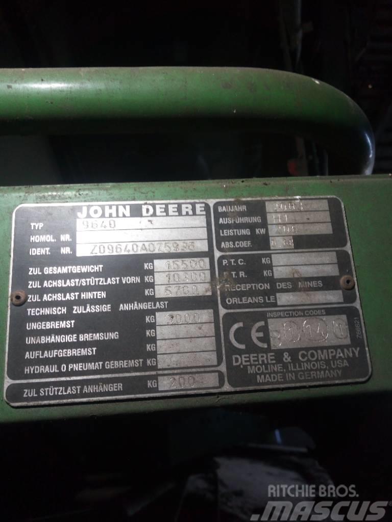 John Deere 9640 WTS Maaidorsmachines