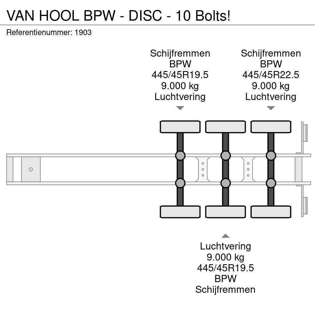 Van Hool BPW - DISC - 10 Bolts! Schuifzeilen