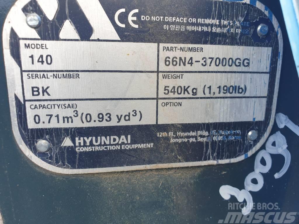Hyundai Excavator digging bucket 140 66N4-37000GG Bakken