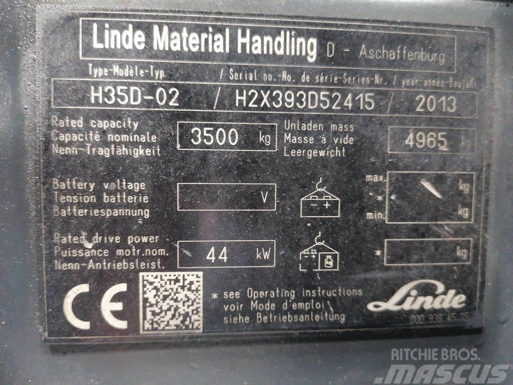 Linde H35D-02 Diesel heftrucks