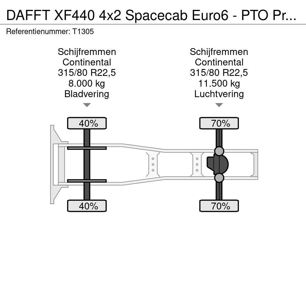 DAF FT XF440 4x2 Spacecab Euro6 - PTO Prep - Alcoa Rim Trekkers