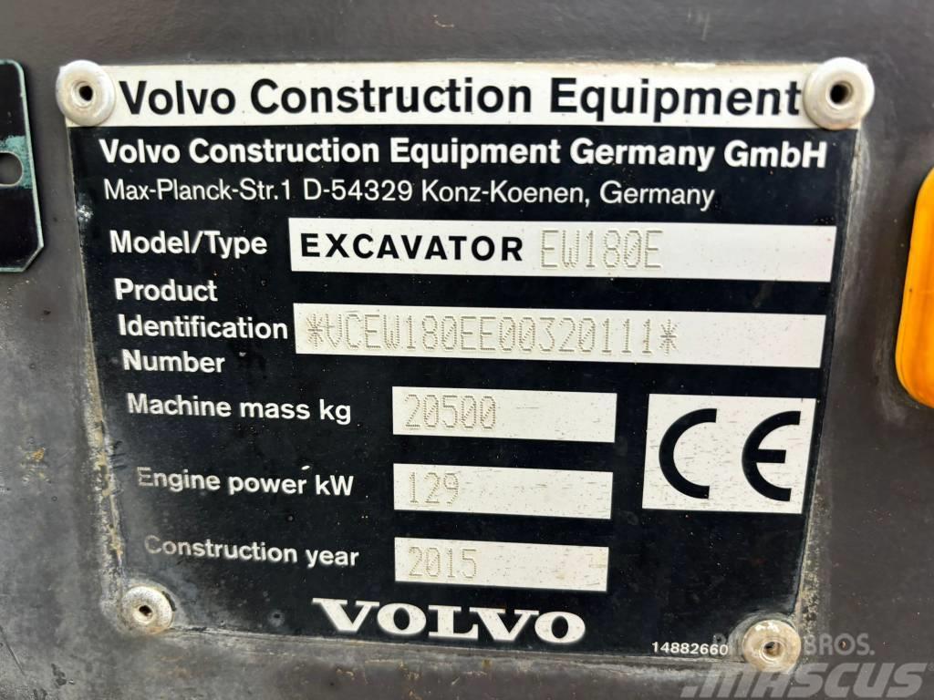Volvo EW 180 E Wielgraafmachines