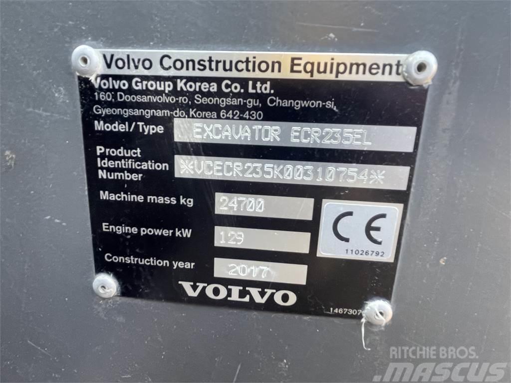 Volvo ECR235EL Rupsgraafmachines
