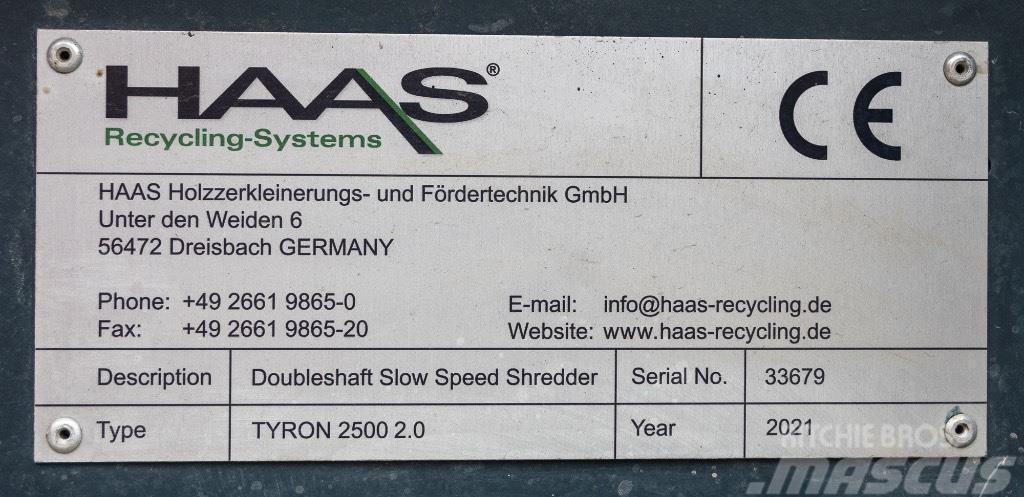 Haas TYRON 2500 2.0 Shredders