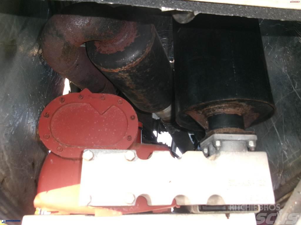 Feldbinder Powder tank alu 42 m3 (tipping) + engine/compresso Kippers