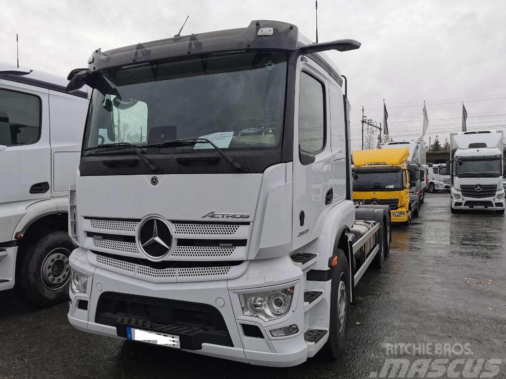 Mercedes-Benz Actros 2836 Lastväxlare Vrachtwagen met containersysteem
