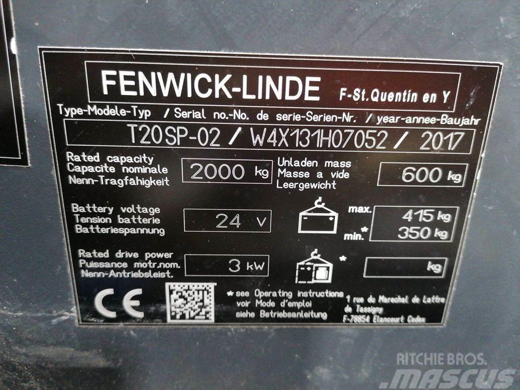 Linde T20SP-02 Electro-pallettrucks