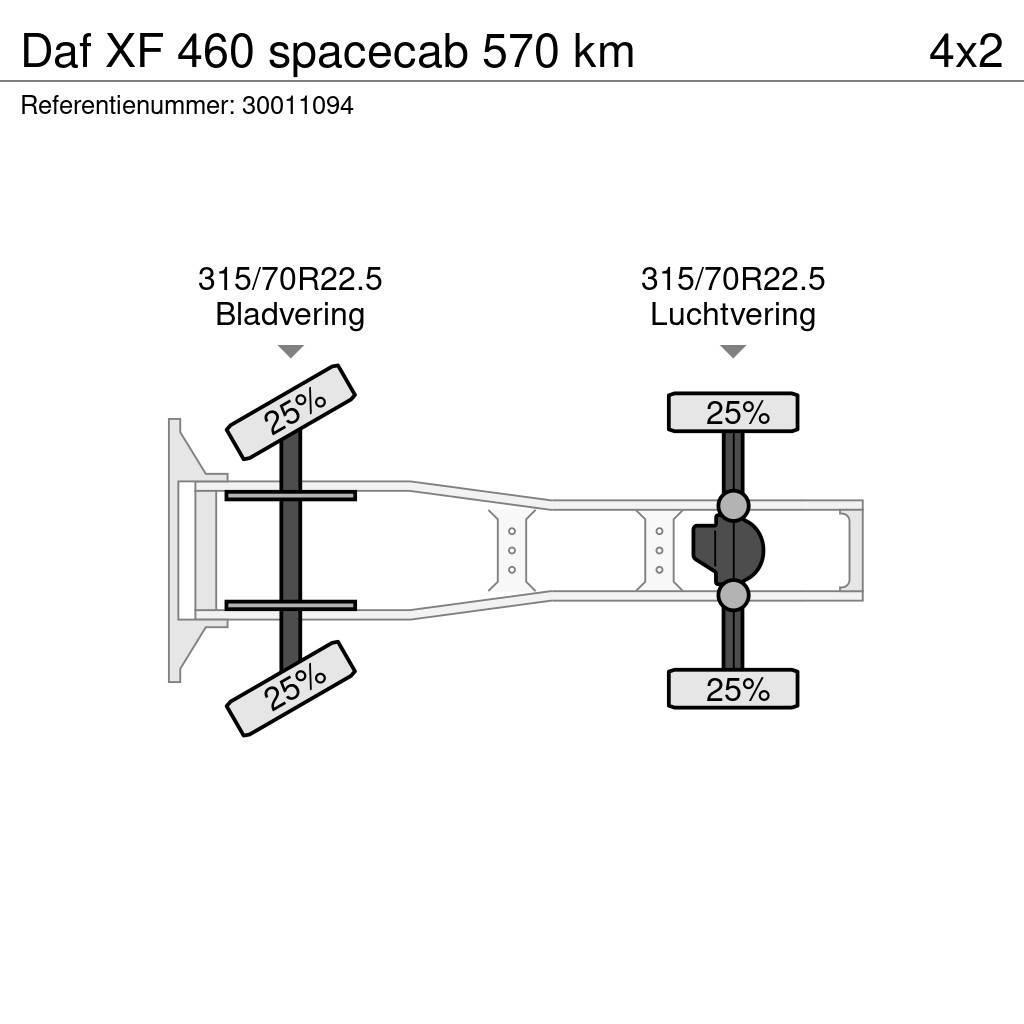 DAF XF 460 spacecab 570 km Trekkers