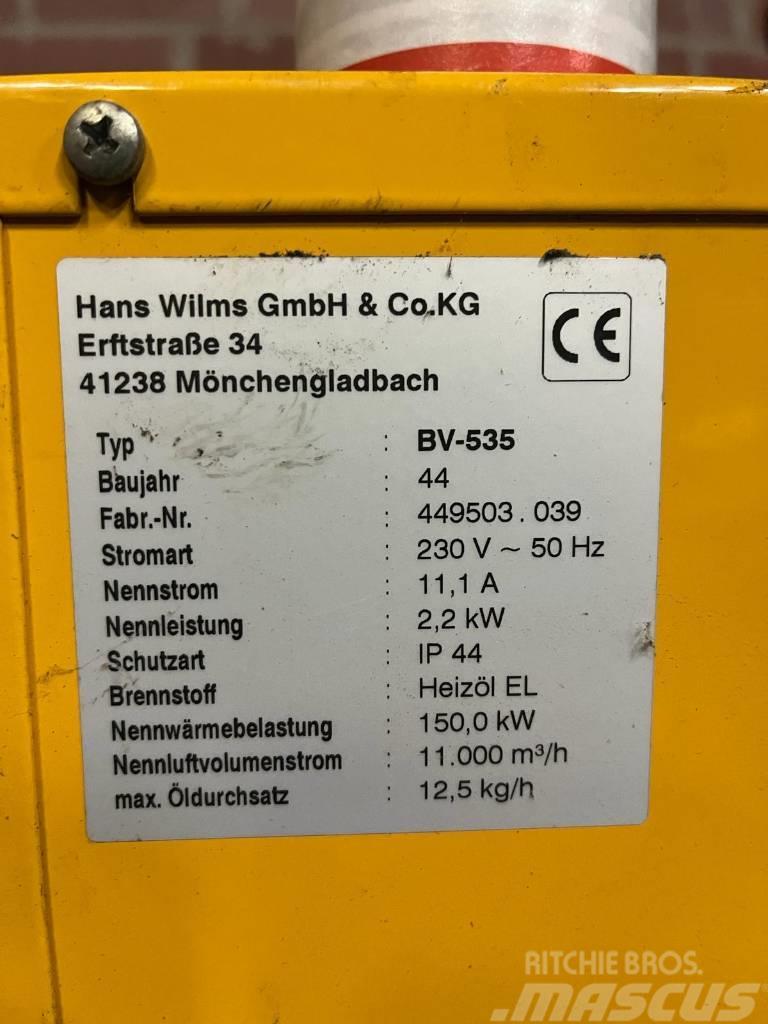 Wilms BV 535 Verhittings en ontdooi apparatuur