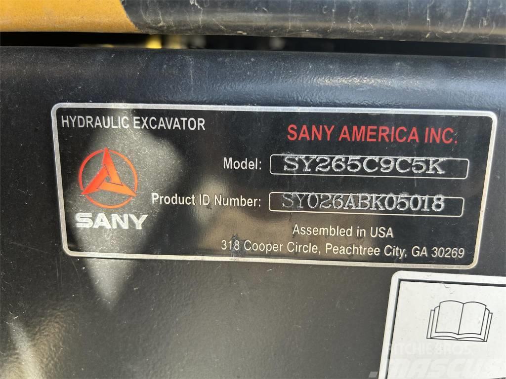 Sany SY265C Rupsgraafmachines