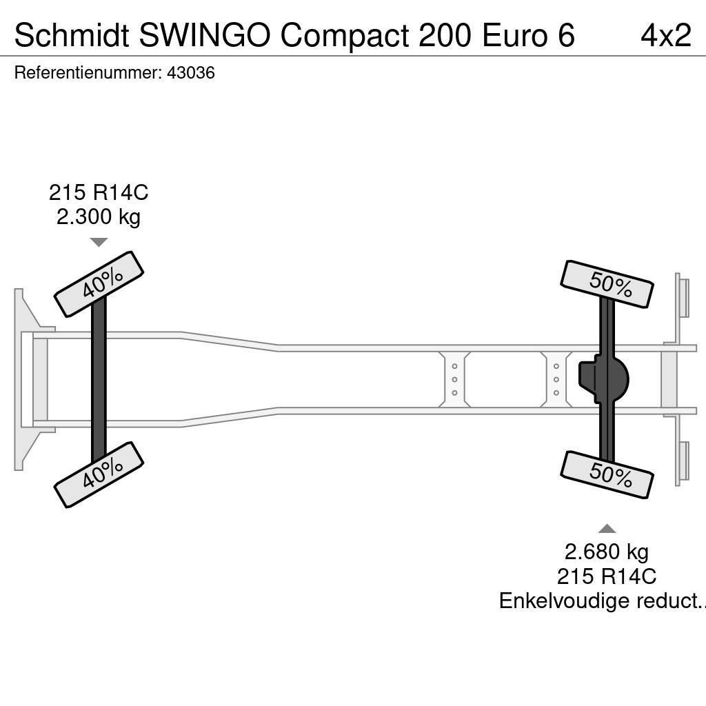 Schmidt SWINGO Compact 200 Euro 6 Veegwagens
