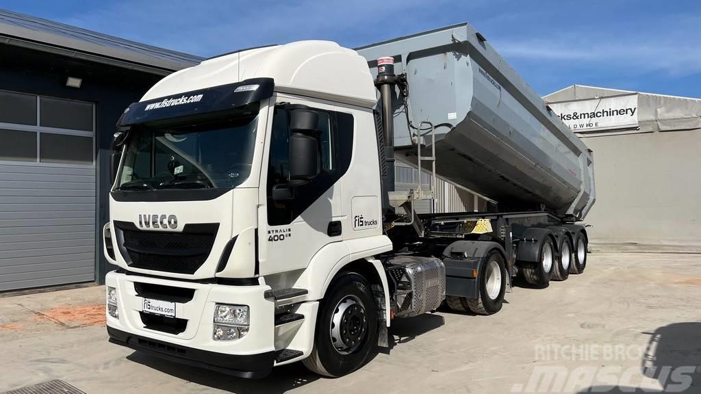 Iveco STRALIS AT440 T400 4X2 tipp. hydr.-retarder-acc Trekkers