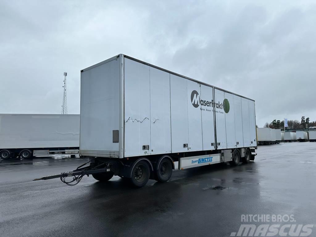 Limetec Skåpsläp, Öppningsbar Sida, DGP 129 Gesloten opbouw trailers