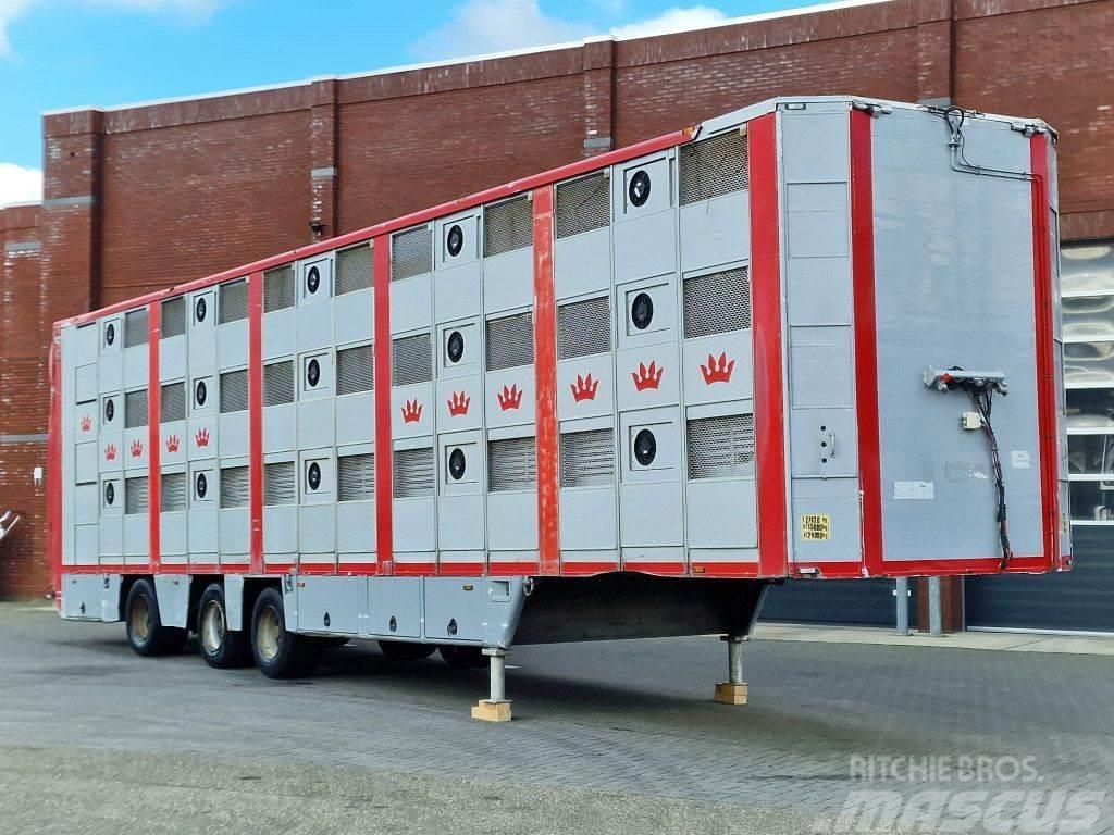  CUPPERS 3 deck livestock trailer - Water & Ventila Veetransport oplegger