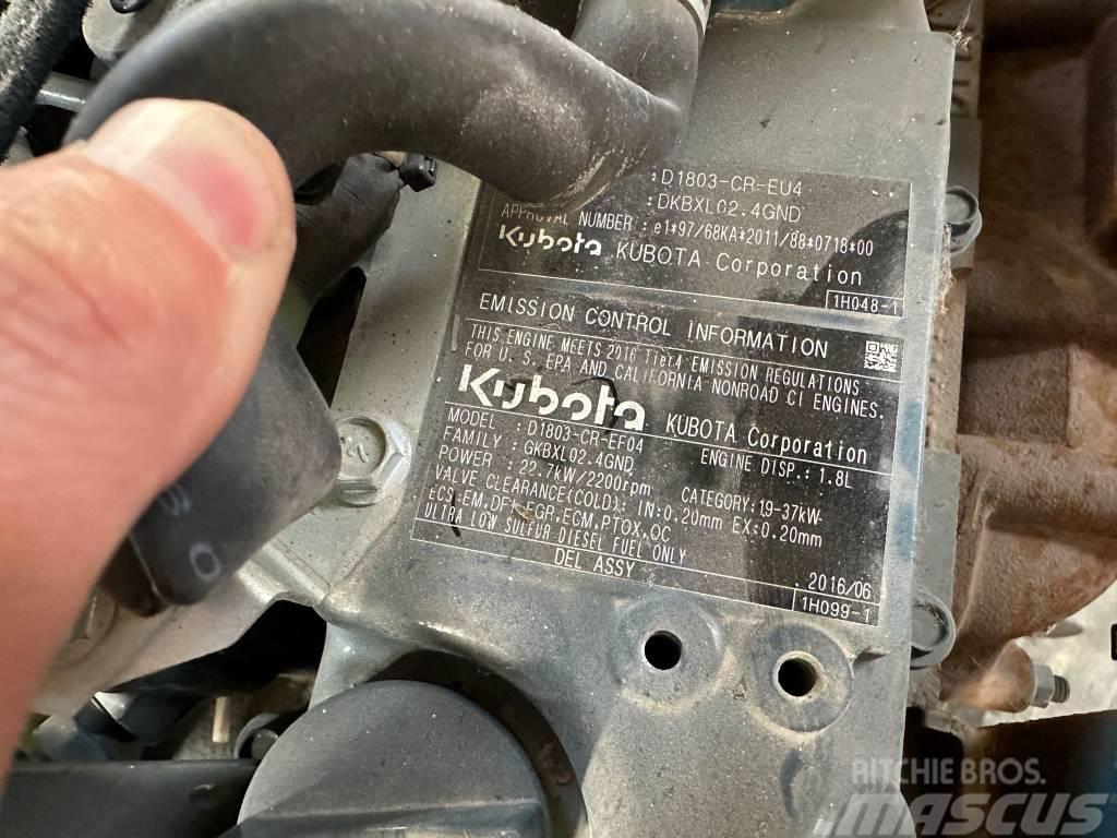Kubota D1803-CR-EF04 ENGINE Motoren