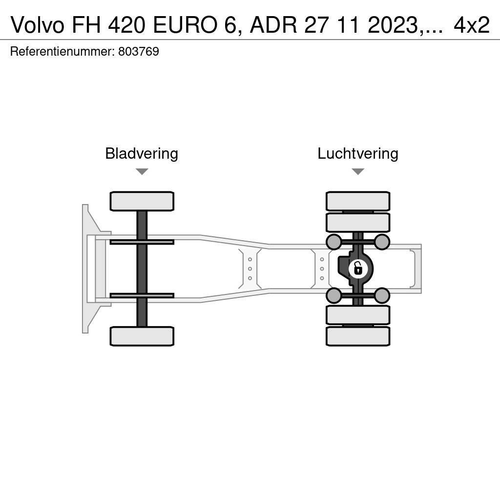 Volvo FH 420 EURO 6, ADR 27 11 2023, PTO Trekkers