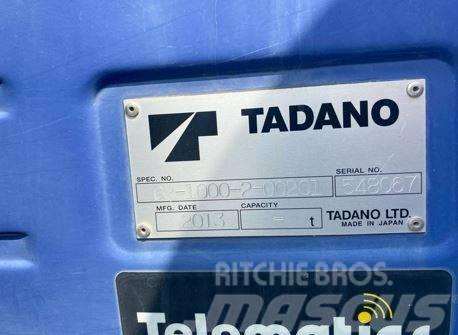 Tadano GR 1000 XL-2 Ruwterrein kranen