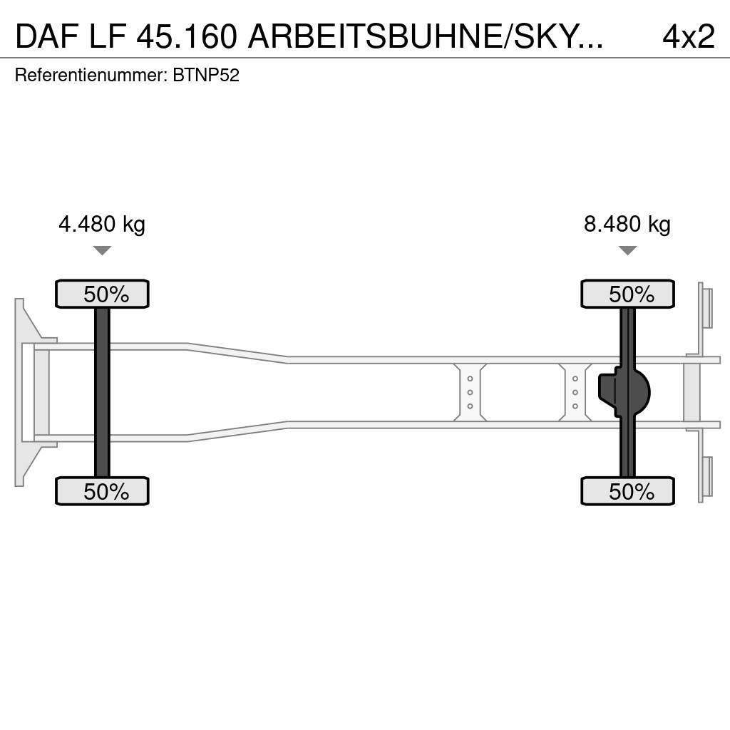 DAF LF 45.160 ARBEITSBUHNE/SKYWORKER/HOOGWERKER!!EURO4 Auto hoogwerkers