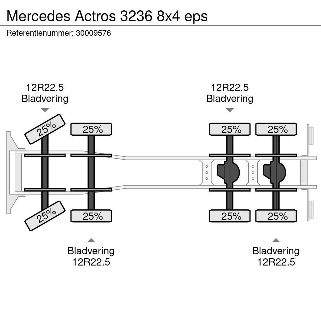 Mercedes-Benz Actros 3236 8x4 eps Betonmixers en pompen