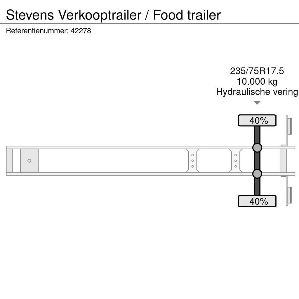 Stevens Verkooptrailer / Food trailer Koel-vries opleggers