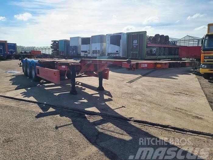  Dennisson 3 AXLE CONTAINER CHASSIS 40 FT 2X20 FT 3 Containerchassis