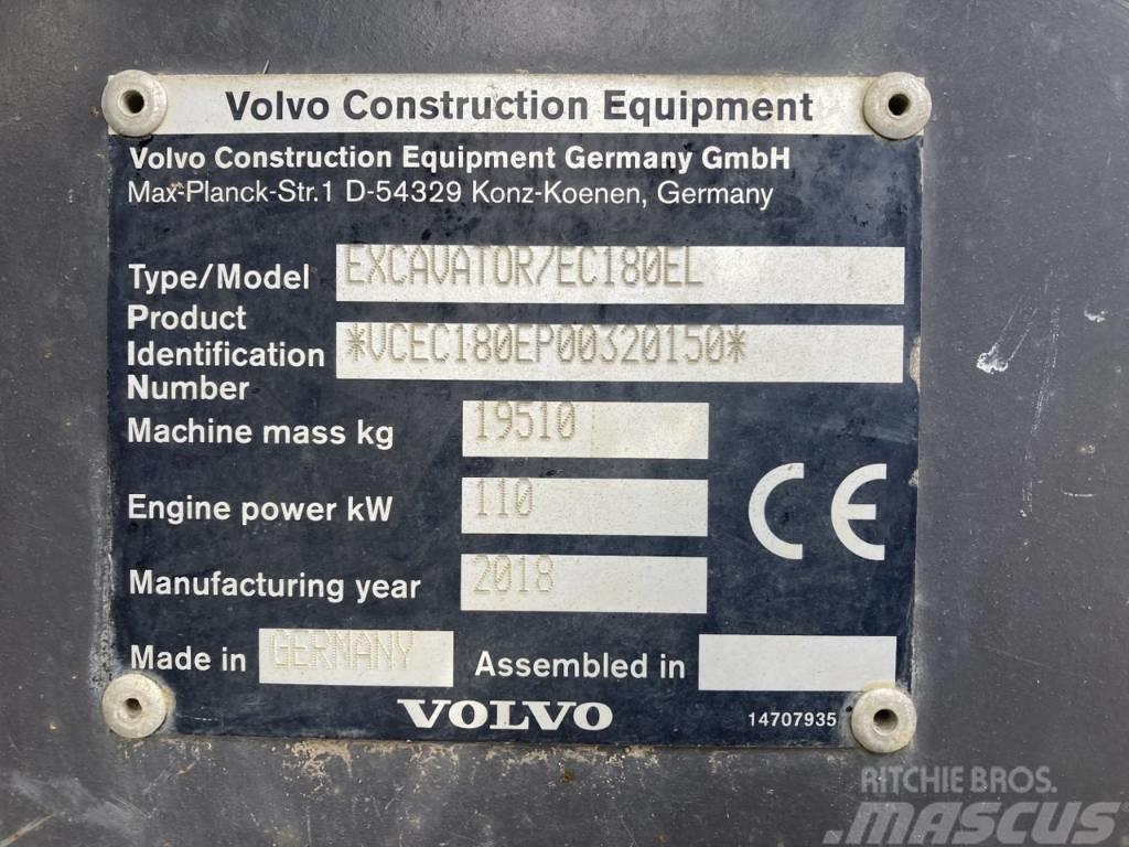 Volvo EC 180 EL Rupsgraafmachines