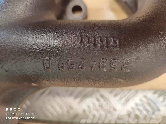 John Deere 6068 HRT 90 (R534259) exhaust manifold Motoren