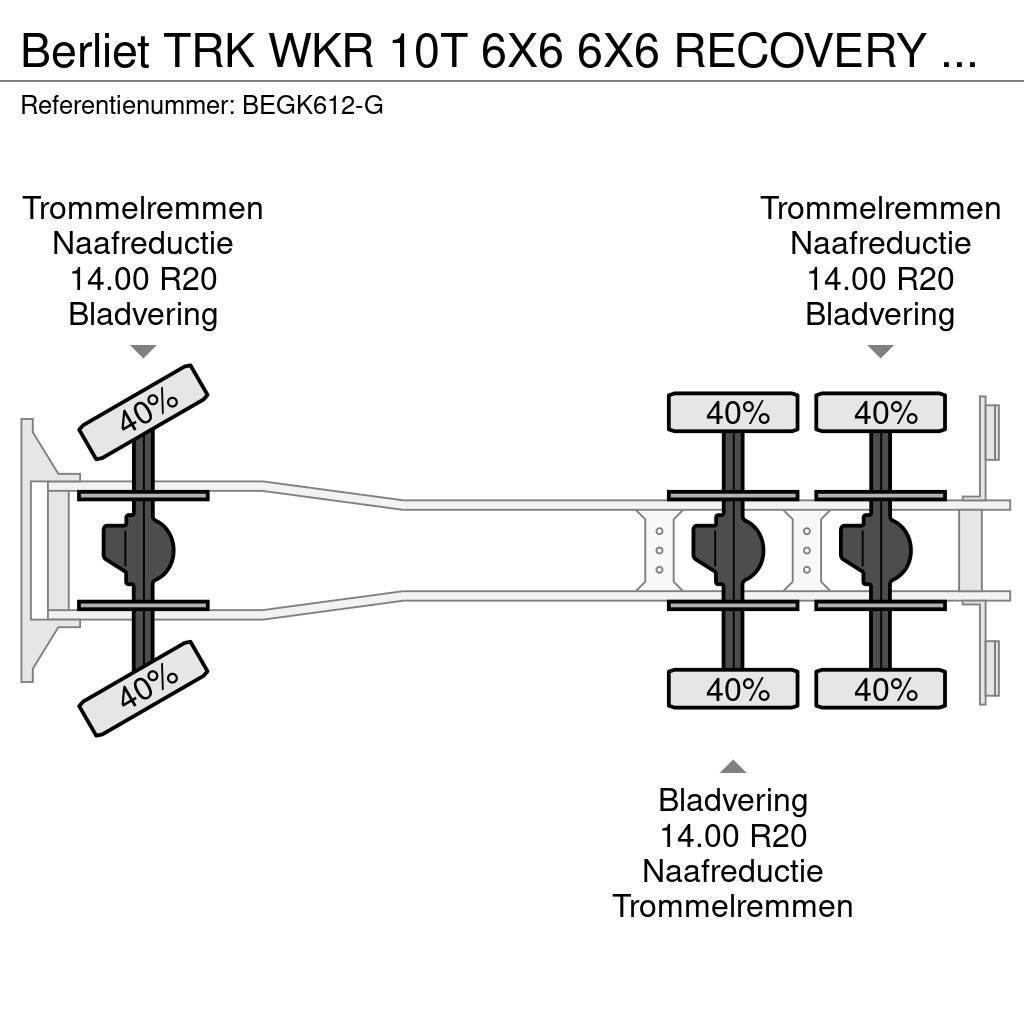 Berliet TRK WKR 10T 6X6 6X6 RECOVERY TRUCK 8589 KM Sleepwagens