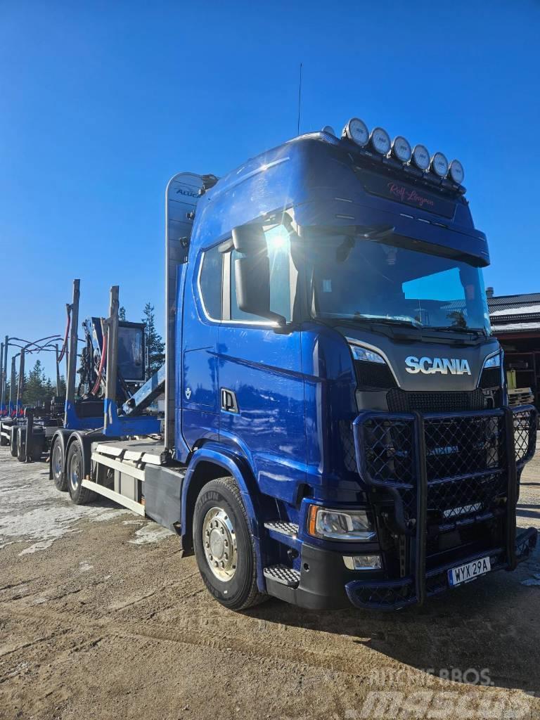 Scania Scania R 580 timmerekipage Hout-Bakwagens