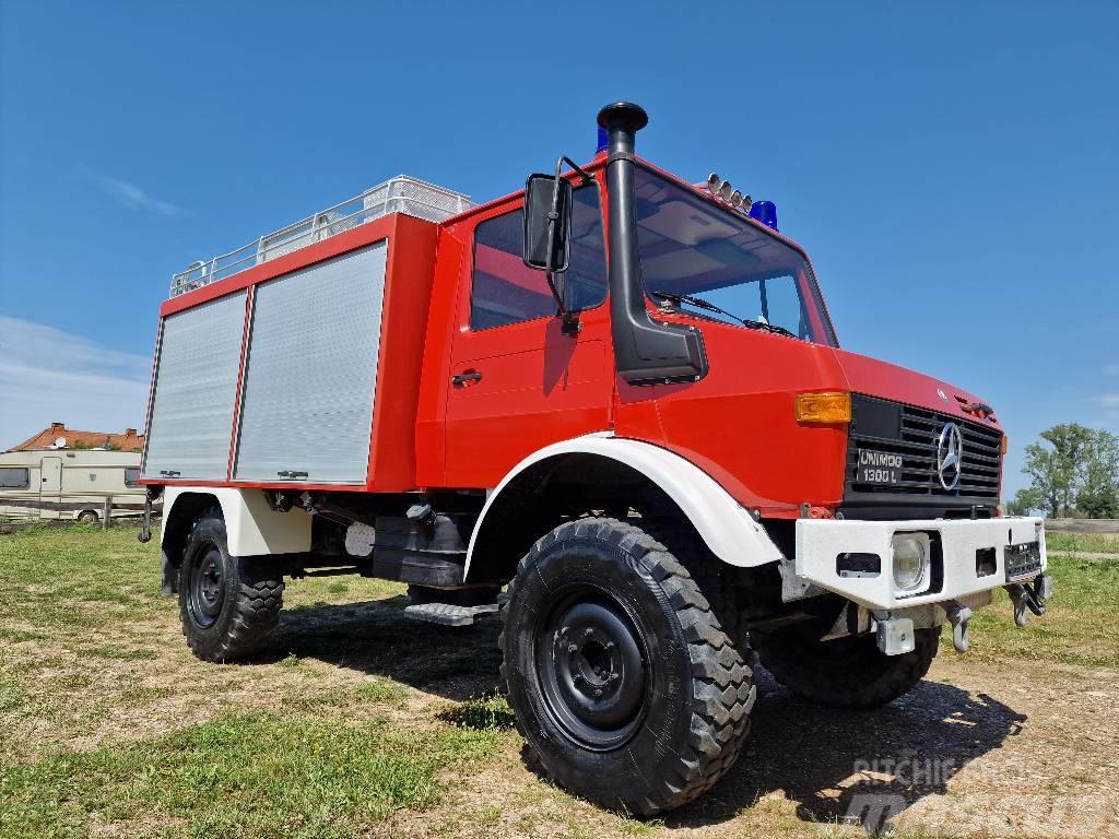Mercedes-Benz Unimog U1300L Turbo Feuerwehr Sleepwagens
