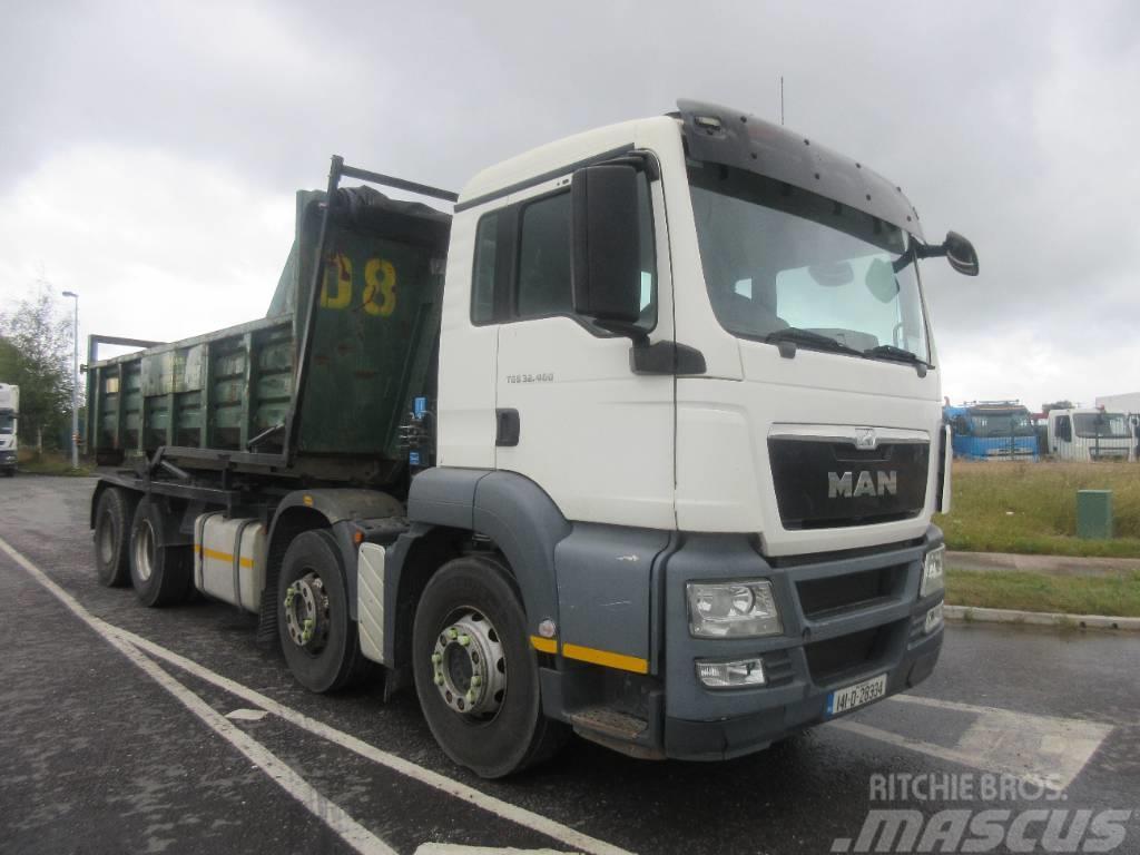 MAN TGS32.400 Vrachtwagen met containersysteem
