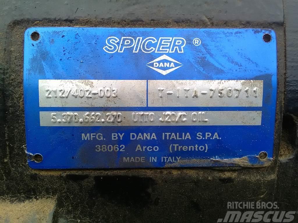Spicer Dana 212/402-003 - Axle/Achse/As Assen