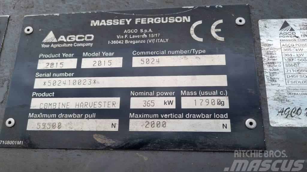 Massey Ferguson 9380 Maaidorsmachines