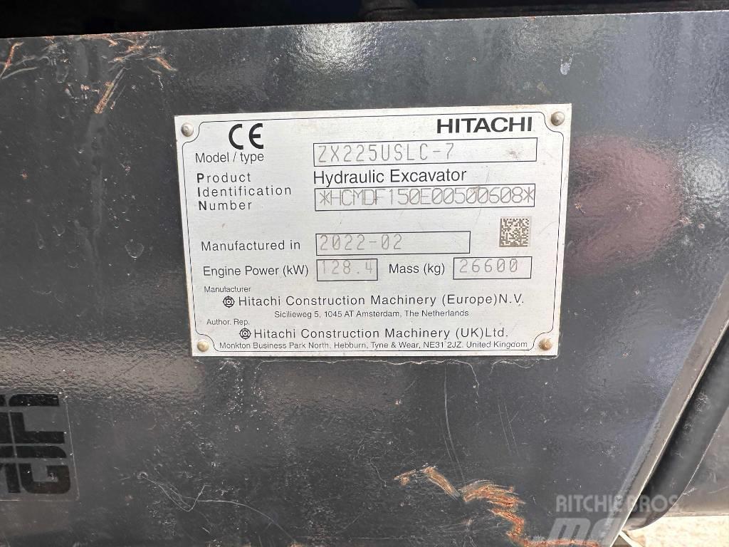 Hitachi ZX 225 uslc-7 Rupsgraafmachines