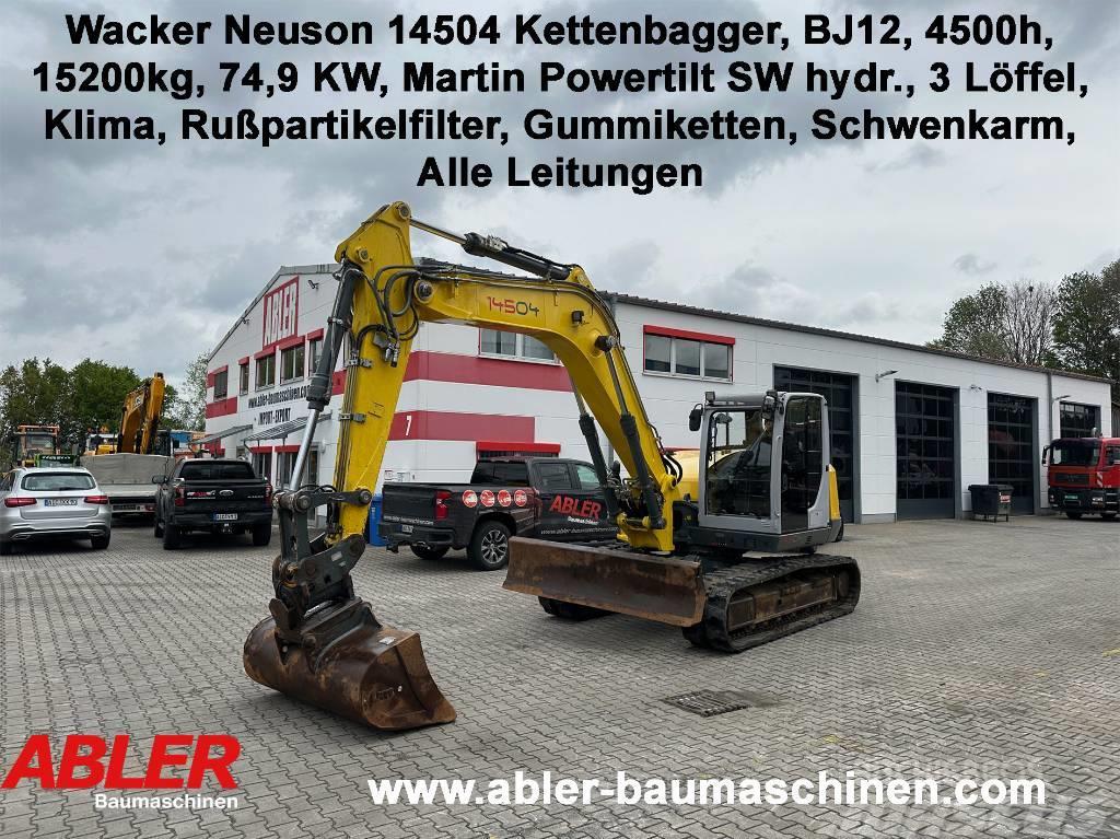 Wacker Neuson 14504 Kettenbagger Klima Martin Powertilt Rupsgraafmachines
