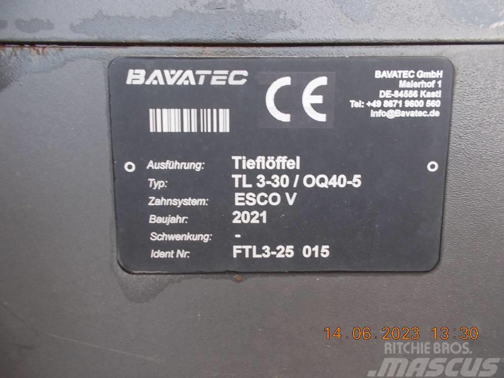  Bavatec Tieflöffel 300mm, OQ40-5 Graafarmen