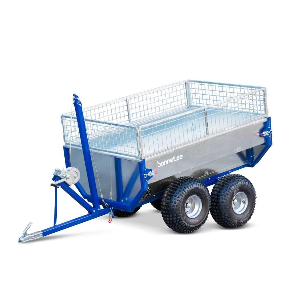 Bonnet Oxen BL vagn med vinsch Accessoires voor ATV's en sneeuwscooters