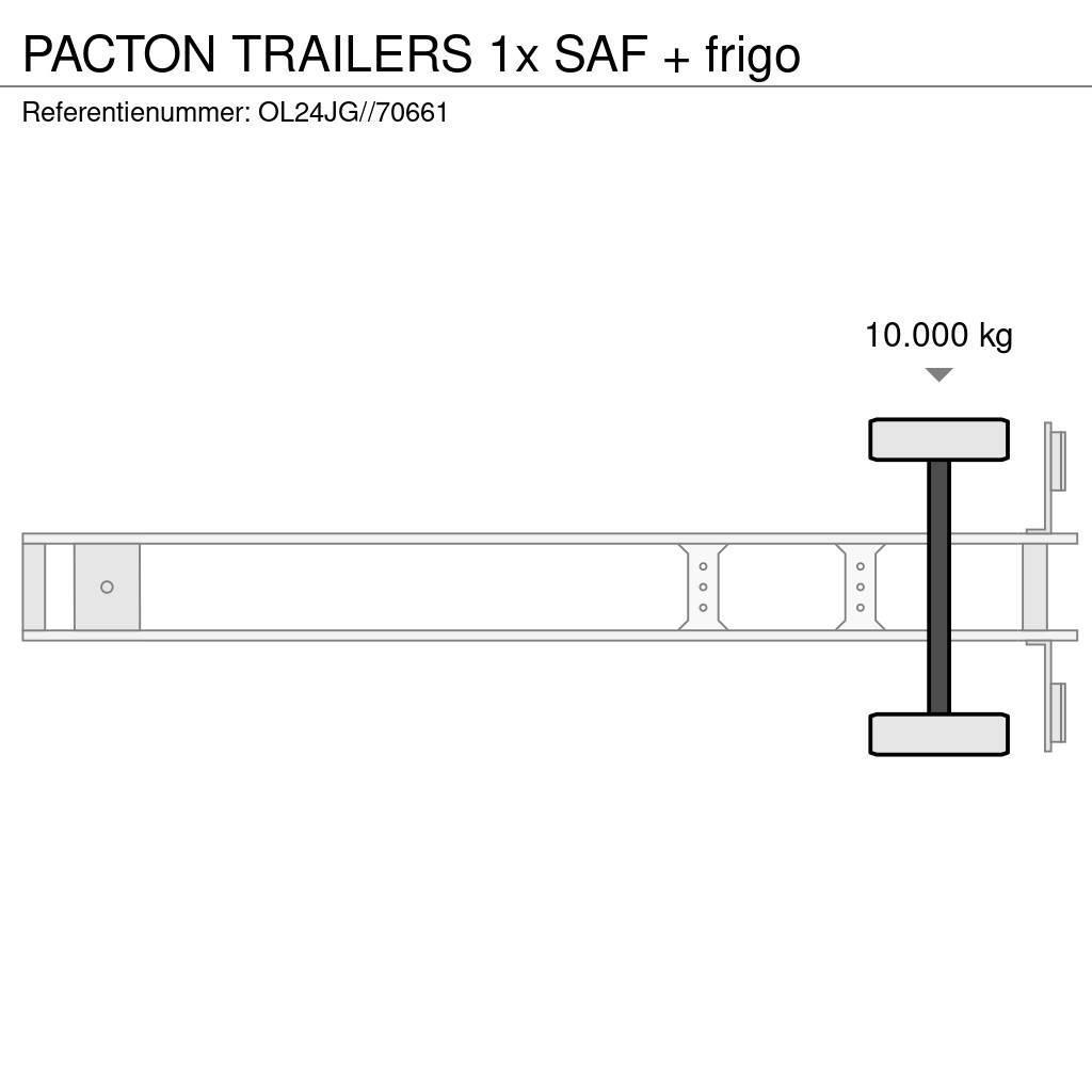 Pacton TRAILERS 1x SAF + frigo Koel-vries opleggers