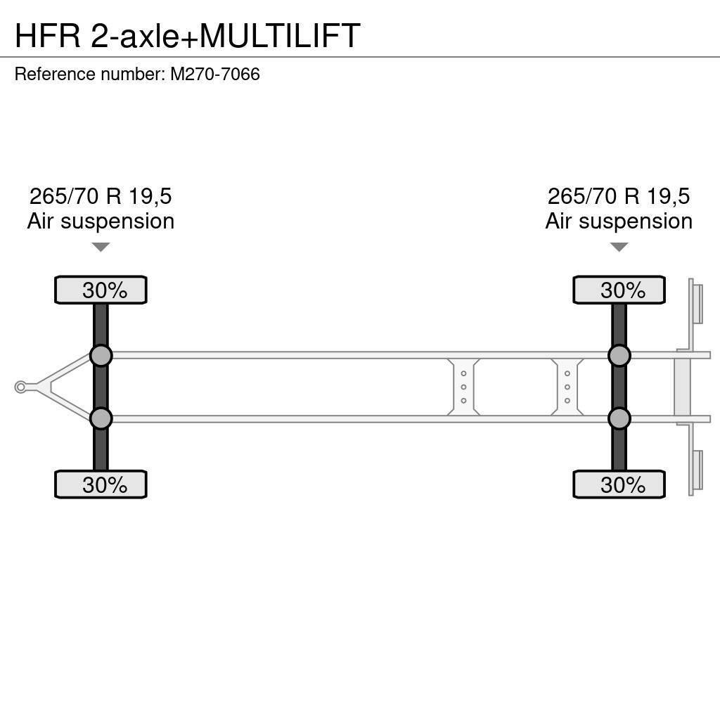 HFR 2-axle+MULTILIFT Overige aanhangers