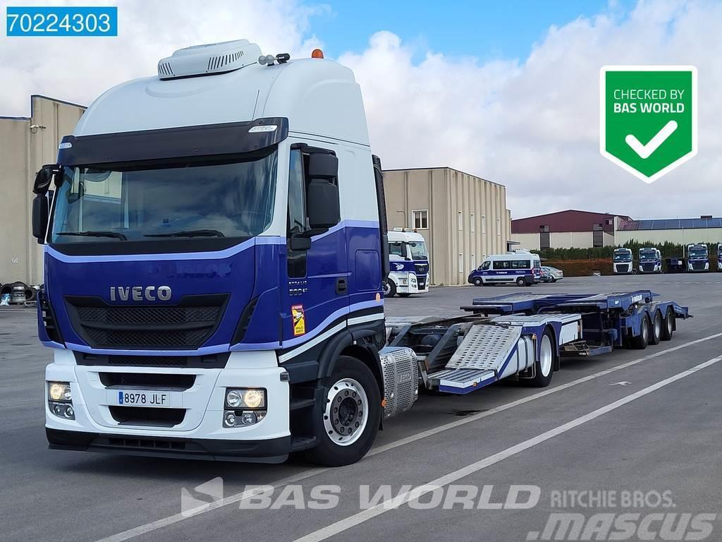 Iveco Stralis 500 4X2 ROLFO Truck transporter Standklima Oprijwagen