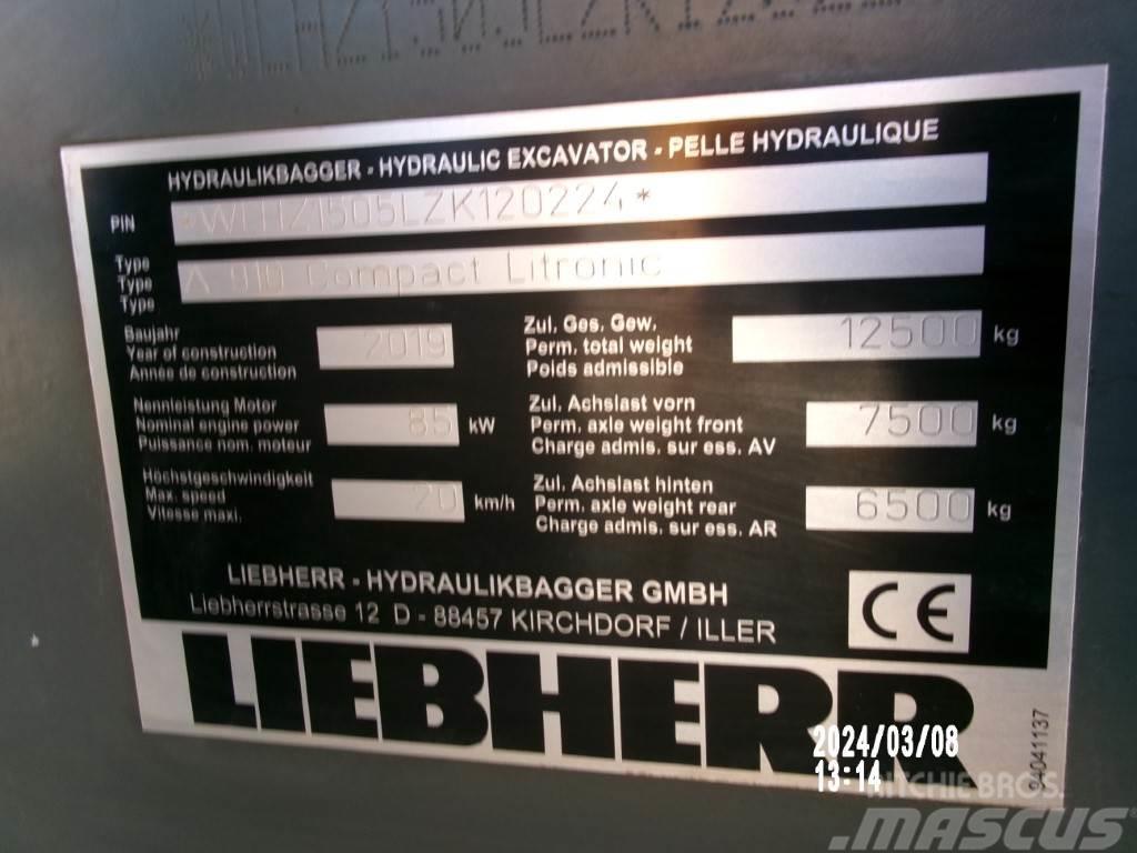 Liebherr A 910 Compact Litronic Wielgraafmachines