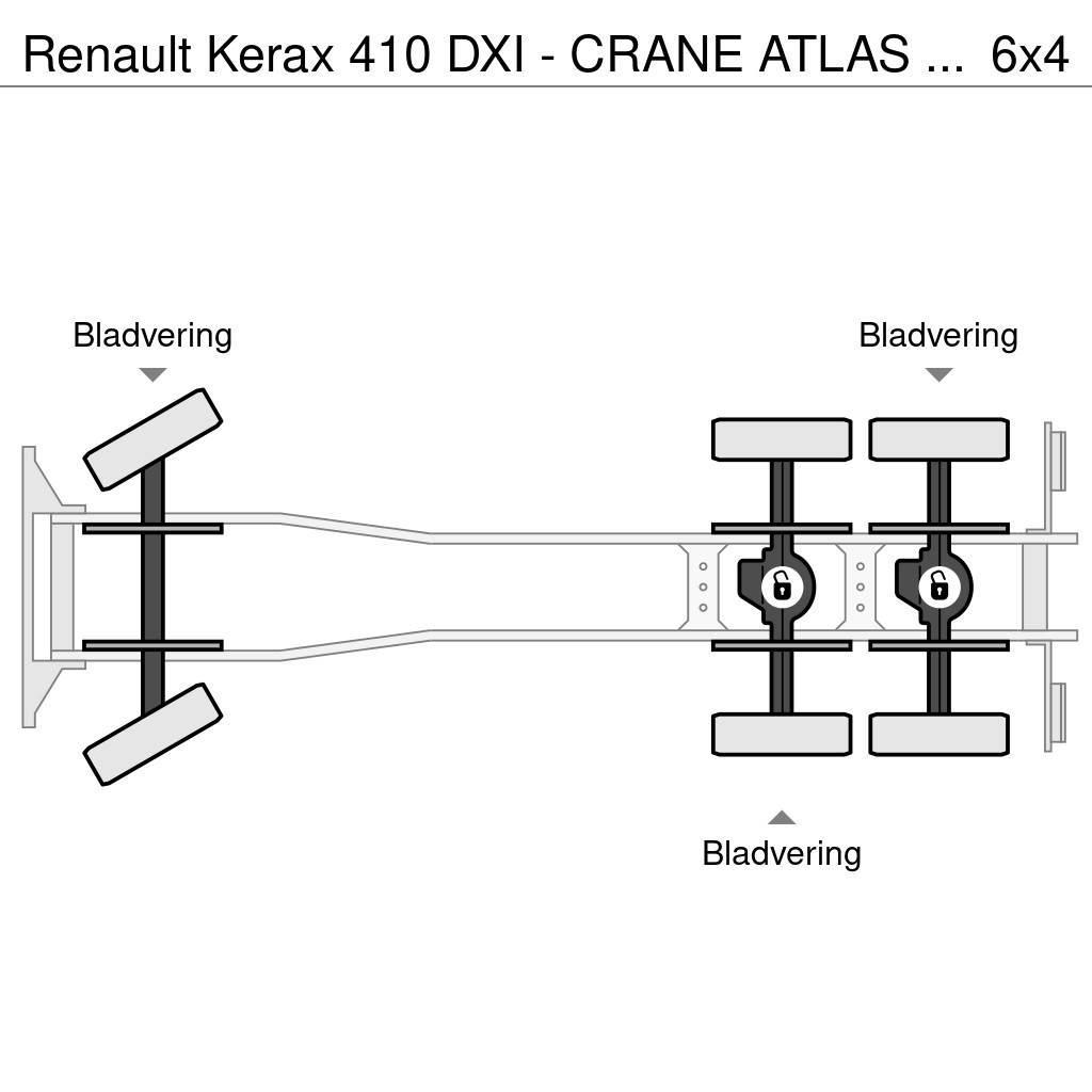 Renault Kerax 410 DXI - CRANE ATLAS 16T/M - 2 WAY TIPPER 6 Kipper