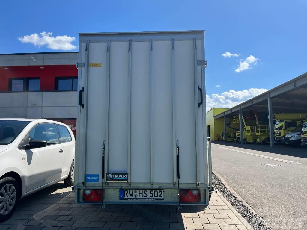  Kofferanhänger Hapert Rampe Sapphire L-1 300 x 150 Gesloten opbouw trailers