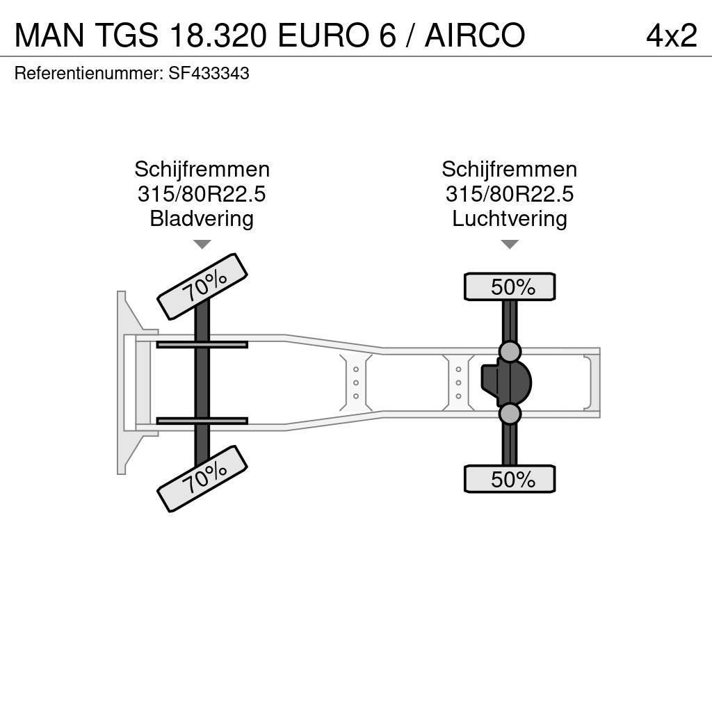 MAN TGS 18.320 EURO 6 / AIRCO Trekkers