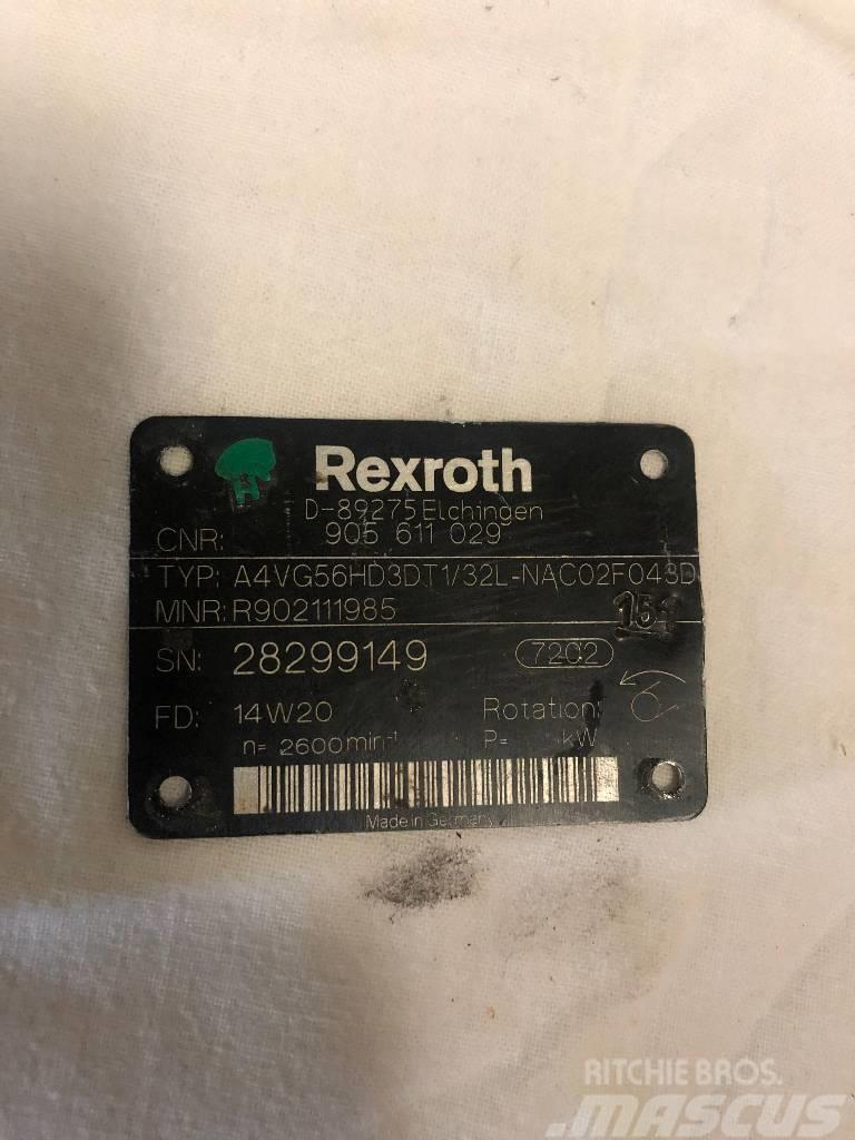 Rexroth A4VG56HD3DT1/32L-NAC02FO43D Overige componenten