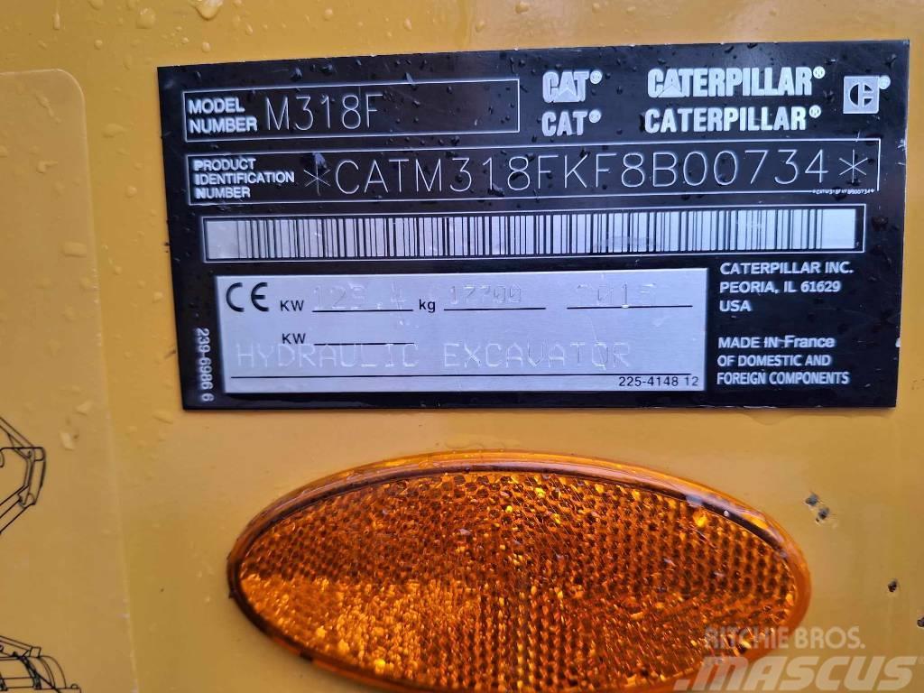 CAT M 318 F Wielgraafmachines
