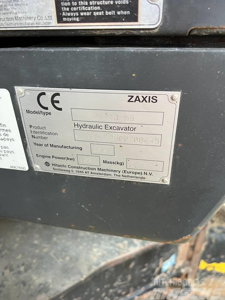 Hitachi ZX210LC Rupsgraafmachines