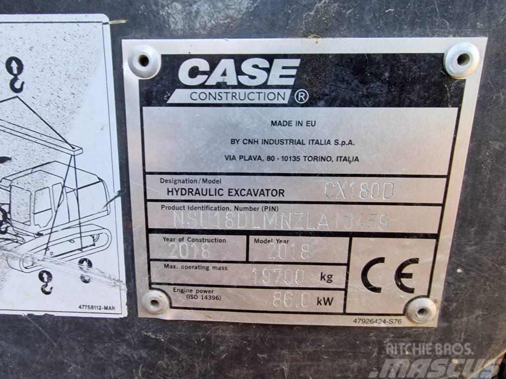 CASE CX 180 D Rupsgraafmachines