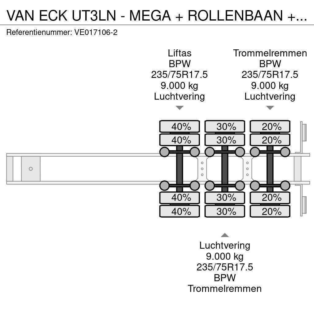 Van Eck UT3LN - MEGA + ROLLENBAAN + THERMOKING SL-200E Koel-vries opleggers